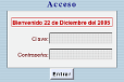 Acceso al sistema Acceso al sistema