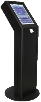 Pedestal y Módulo para recepción del Controlador Integral de Turnos
